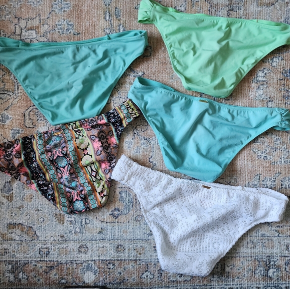 5 Victoria secret swim bottoms medium - Picture 2 of 4